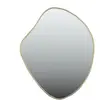 vidaXL Miroir mural Doré 50x40 cm