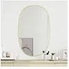 vidaXL Miroir mural Doré 80x50 cm