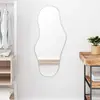 vidaXL Miroir mural Argenté 100x45 cm