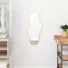 vidaXL Miroir mural Doré 70x30 cm