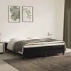 vidaXL Matelas de lit à ressorts ensachés Noir 180x200x20 cm Velours