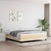 vidaXL Matelas de lit à ressorts ensachés Crème 160x200x20 cm Tissu