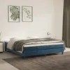 vidaXL Matelas de lit à ressorts ensachés Bleu foncé 160x200x20 cm