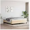 vidaXL Matelas de lit à ressorts ensachés Crème 180x200x20 cm Tissu