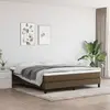 vidaXL Matelas de lit à ressorts ensachés Marron foncé 180x200x20 cm