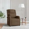 vidaXL Vidaxl Fauteuil De Massage Marron Tissu