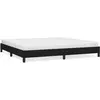 vidaXL Cadre de Lit Noir 200x200 cm Tissu