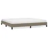 vidaXL Cadre de lit Taupe 200x200 cm Tissu