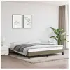 vidaXL Cadre de lit Taupe 160x200 cm Tissu