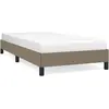 vidaXL Cadre de lit Taupe 90x190 cm Tissu