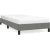 vidaXL Cadre de lit Gris foncé 80 x 200 cm Tissu