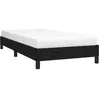 vidaXL Cadre de lit Noir 80 x 200 cm Tissu