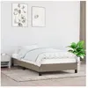 vidaXL Cadre de lit Taupe 80 x 200 cm Tissu