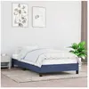 vidaXL Cadre de lit Bleu 80 x 200 cm Tissu