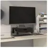 vidaXL Support de moniteur Noir 43x30,5x13 cm