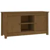 vidaXL Meuble TV Marron miel 103x36,5x52 cm Bois de pin massif