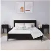 vidaXL Tables de chevet 2 pcs Noir 79,5x38x65,5 cm Bois de pin massif