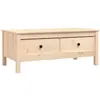 vidaXL Table basse 100x50x40 cm Bois massif de pin