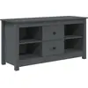 vidaXL Meuble TV Gris 103x36,5x52 cm Bois de pin massif
