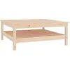 vidaXL Table basse 100x100x40 cm Bois massif de pin