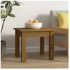 vidaXL Table basse Marron miel 35x35x30 cm Bois massif de pin