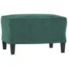 vidaXL Repose-pied Vert foncé 60x50x41 cm Velours