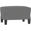 vidaXL Repose-pied Gris foncé 60x50x41 cm Tissu microfibre