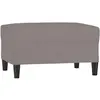 vidaXL Repose-pied Taupe 70x55x41 cm Tissu