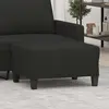 vidaXL Repose-pied Noir 70x55x41 cm Tissu
