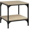 vidaXL Table d'appoint Chêne sonoma 40x40x40 cm Bois d'ingénierie