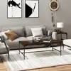 vidaXL Table basse Chêne fumé 100x50x35 cm Bois d'ingénierie