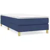 vidaXL Cadre de lit Bleu 80x200 cm Tissu