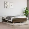 vidaXL Bedframe zonder matras stof donkerbruin 140x200 cm3120617