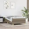 vidaXL Cadre de lit Taupe 90x200 cm Tissu