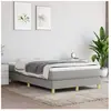 Vidaxl - Sommier à ressorts de lit Gris clair 120x200 cm Tissu Light grey
