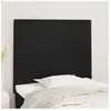 vidaXL Têtes de lit 2 pcs Noir 90x5x78/88 cm Similicuir
