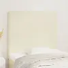 vidaXL Têtes de lit 2 pcs Crème 90x5x78/88 cm Similicuir