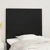 vidaXL Têtes de lit 2 pcs Noir 80x5x78/88 cm Similicuir