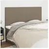 vidaXL Têtes de lit 4 pcs Taupe 100x5x78/88 cm Tissu