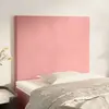 vidaXL Têtes de lit 2 pcs Rose 90x5x78/88 cm Velours