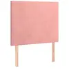 vidaXL Têtes de lit 2 pcs Rose 80x5x78/88 cm Velours