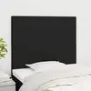 vidaXL Têtes de lit 2 pcs Noir 100x5x78/88 cm Tissu