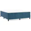 vidaXL Bedframe zonder matras 200x200 cm fluweel donkerblauw3121142