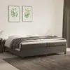 vidaXL Cadre de lit Gris foncé 200 x 200 cm Velours