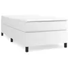 vidaXL Cadre de lit Blanc 80x200 cm Similicuir