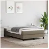 vidaXL Cadre de lit Taupe 120x200 cm Tissu