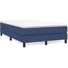 vidaXL Cadre de lit Bleu 120 x 200 cm Tissu