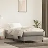 vidaXL Cadre de lit Gris clair 80x200 cm Velours