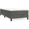 vidaXL Cadre de lit Gris foncé 80x200 cm Velours