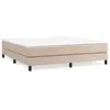vidaXL Vidaxl Sommier À Lattes De Lit Cappuccino 180x200 Cm Similicuir